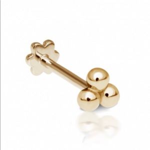 Maria Tash Large Three Ball Trinity Stud